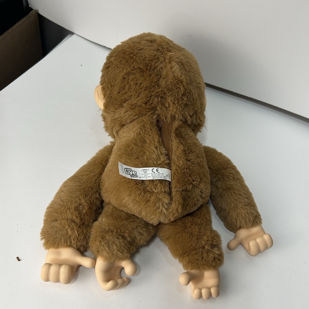 Little Live Pets Baby Monkey Interactive Brown Plush Moose Toys 2015 - Picture 7 of 9